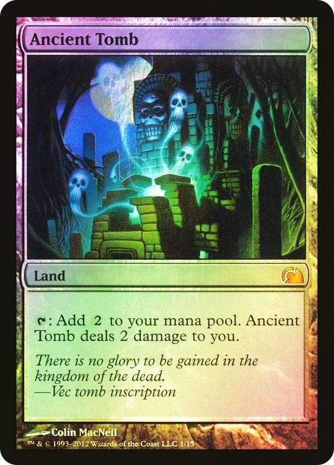 MTG FOIL Ancient Tomb  - From The Vault: Realms #1 - Image 1 of 1