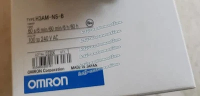 NEW Omron H3AM-NS-B 100-240VAC Timer - Image 1 of 2