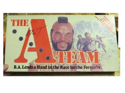 Authentic Mr. T Signed A-Team Boardgame 1984 Parker Bros. - Image 1 of 4