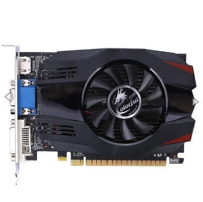 Colorful NVIDIA GeForce GT730 2GB GDDR5 Graphics Card DVI+VGA+HDMI 64 Bit New - Image 1 of 4