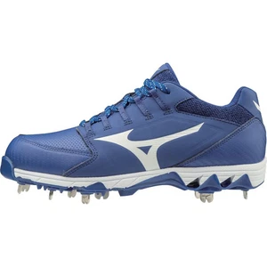 Mizuno Men's Ambition Low Metal Baseball Cleat SZ 15 Royal | White - Picture 1 of 2