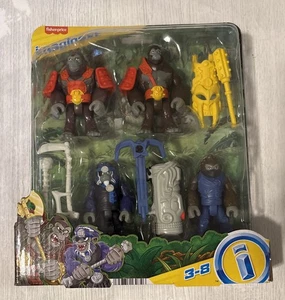 Imaginext Preschool 9-teiliges Monkey & Gorilla Actionfiguren-Set Fisher-Price NEU - Bild 1 von 1