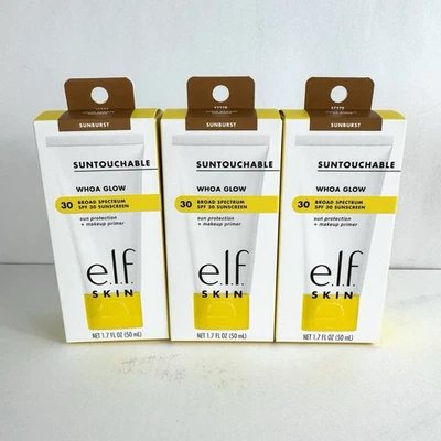 ELF SKIN ¡Suntouchable! Protección solar Whoa Glow Sunburst FPS 30 + imprimación de maquillaje Foto 1 de 4