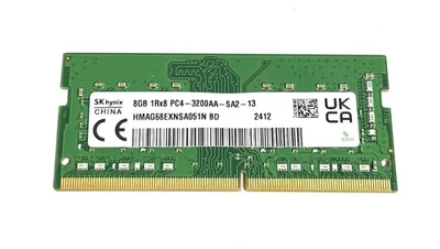 Hynix 8GB DDR4 3200MHz PC4-25600 1Rx8 SODIMM Memory RAM HMAG68EXNSA051N BD - Image 1 of 2