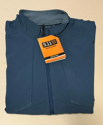 5.11 Sierra Softshell Jacket Blue Medium Men's - Image 1 of 4