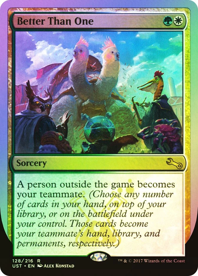MTG FOIL Better Than One  - Unstable #128 - Image 1 of 1