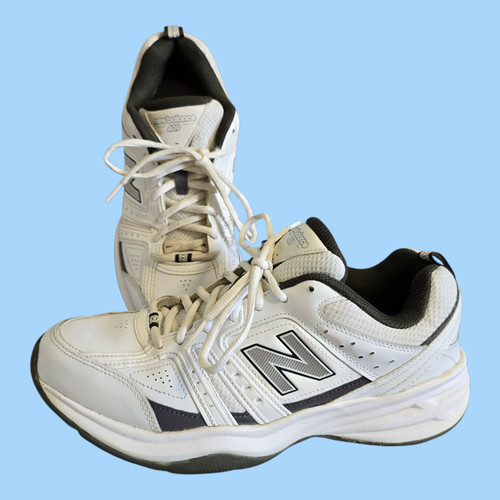 Scarpe da passeggio New Balance MX409 allenamento MX409WG2 bianche da uomo taglia 9 5 D
