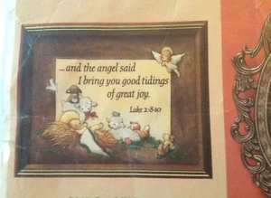 The Creative Circle - 2143 “Good Tidings” Baby Jesus Nativity Embroidery Kit - Picture 1 of 4