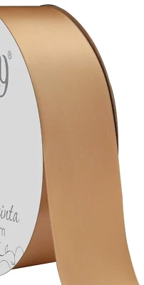 CINTA DE POLIÉSTER SATINADO DOBLE CARA ROLLO 50 yardas 1 1/2" ancho colores surtidos Foto 1 de 4