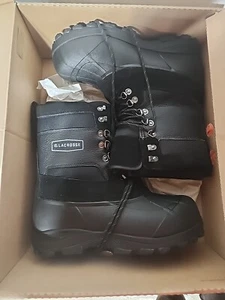 Lacrosse Outpost 2 Mens Black Leather 11in Foam Snow Boots Size 12 NEW NO BOX - Picture 1 of 6