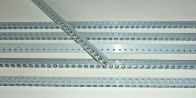 5 Stk. Dzus Rail, 1/4" Länge von 100mm bis 1400mm, Alu- Montage- Winkel/ Schiene - Bild 1 von 2