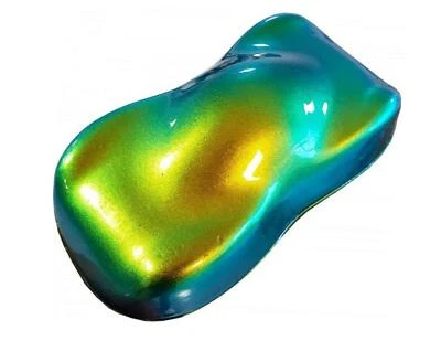 33918 Effektlack/Flip Flop Extrem 1,0 Liter spritzfertig Gold/Blau/Grün - Bild 1 von 3