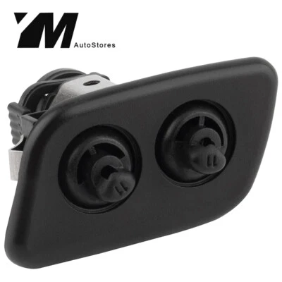 Bocal de arruela de farol para BMW E39 528i 530i 540i M5 dianteiro esquerdo LH 61678360661 - Imagem 1 de 4