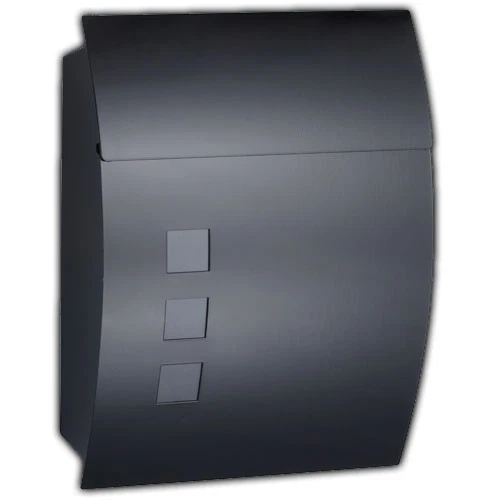 LUXUS DESIGN BRIEFKASTEN SCHWARZ | POSTKASTEN ZEITUNG | WANDBRIEFKASTEN MAILBOX - Bild 1 von 1