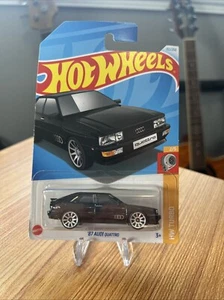 Hot Wheels 2024 Mainline N Case HW Turbo '87 Audi Quattro Black #102 - Picture 1 of 3