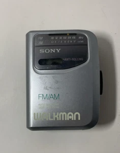 Sony Walkman WM-FX141 FM/AM Radio Cassette Tape Player W/ Belt Clip Tested Works - Picture 1 of 6