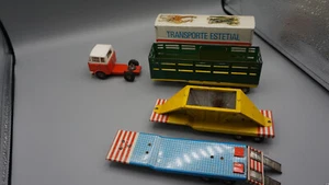 MSB - Sattelzug mit 4 Aufsattler  - Blechspielzeug aus der DDR - Bild 1 von 7
