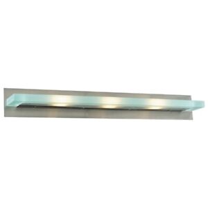 PLC Lighting Slim 3 Light Vanity, Satin Nickel - 1440SN
