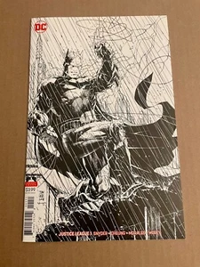 Justice League #1 Jim Lee 1:100 B&W Sketch Variant Cover DC 2018 Batman JLA - Bild 1 von 1