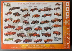Rompecabezas de bomberos vintage EuroGraphics 1000 piezas bombero sellado - Imagen 1 de 1