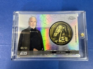 🔥 2019 Star Wars Chrome Legacy Droid Medallion Count Dooku Droid DC-BC 60/99 - Picture 1 of 6