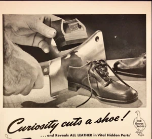Red Goose Shoes Curiosity Cuts the Shoe St. Louis Vintage Print Ad 1942 - Picture 1 of 7