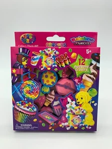 RARO Set Gomma Lisa Frank Arcobaleno Matinee 12 Gomme Dolci Caramelle NUOVO E SIGILLATO - Foto 1 di 8