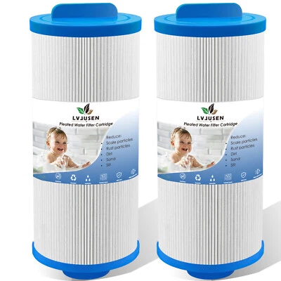 LVJUSEN 2 Pack PWW35L Hot Tub Filter Cartridge Filter Compatible with Unicel 4CH-935