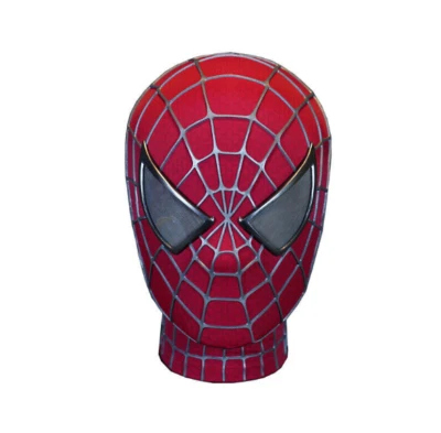 Movie Spider-Man Tobey Maguire Cosplay Mask Full Face Halloween Customized Props - Image 1 of 4