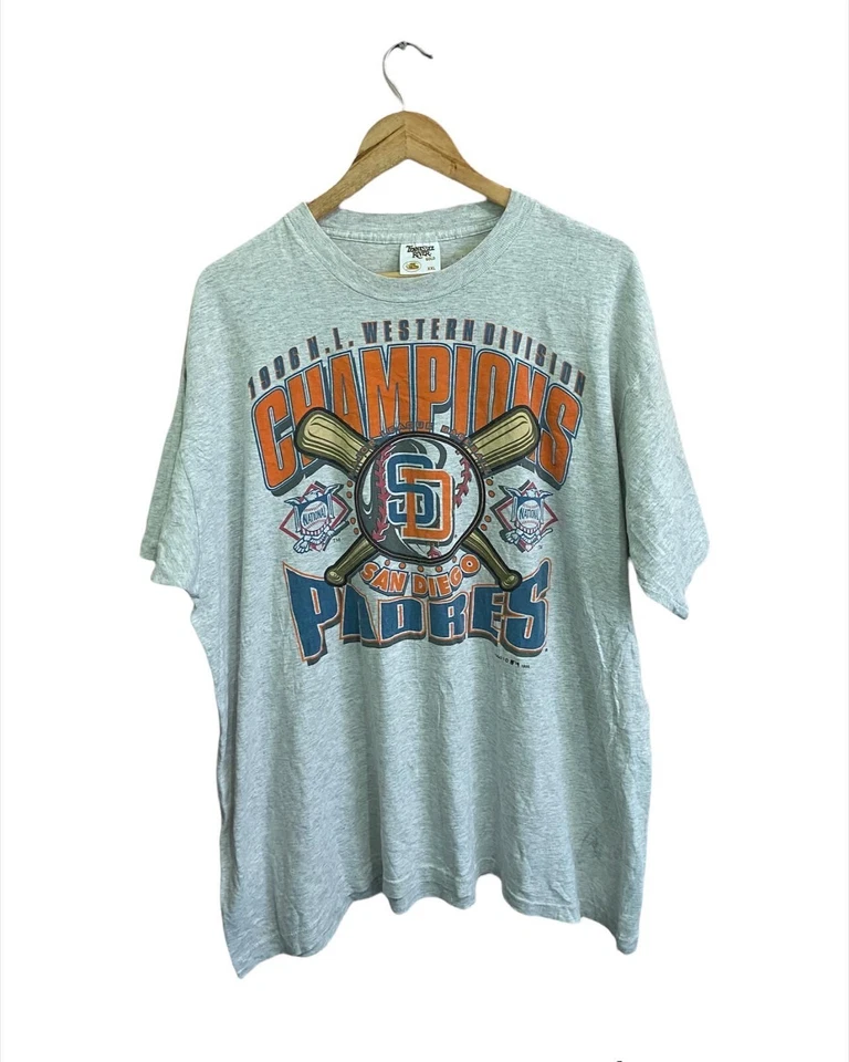 Camisa Vintage Campeonatos San Diego Padres Unisex Hombres Mujeres KV9013 Foto 1 de 1