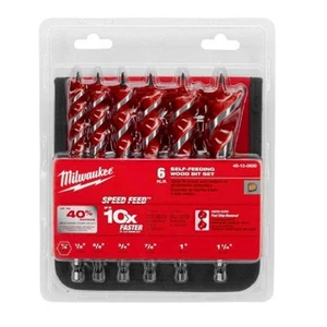Milwaukee 48-13-0600 6 Pc Speed Feed Wood Bit Set - Picture 1 of 1