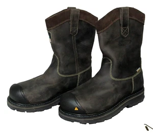 New Men's Keen Tacoma Wellington Pull On Work Boots 7.5 EE Wide / Composite Toe - Picture 1 of 11