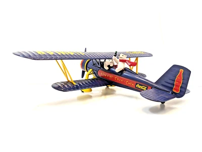 ERTL Coca Cola Diecast 1931 Strearman Biplane Polar Bear 1:38 Scale Bank BOXED - Image 1 of 4