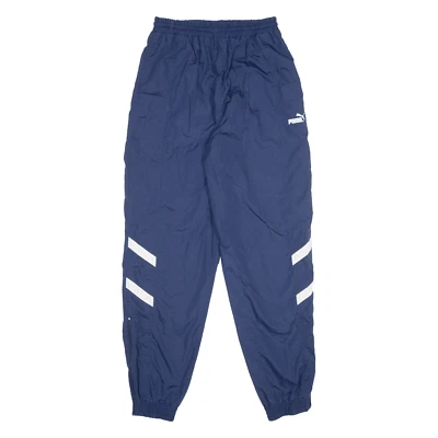 PUMA Mens Track Pants Blue Tapered S W24 L29 - Image 1 of 4