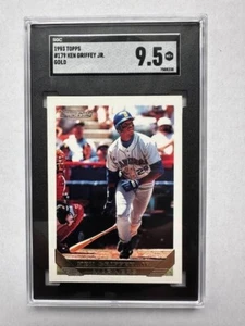 Ken Griffey Jr 1993 Topps Gold #179 Seattle Mariners HOF SGC 9.5 - Picture 1 of 2
