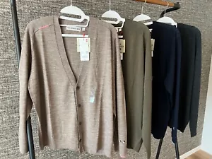 UNIQLO x ANYA HINDMARCH Merino Oversized V-Neck Cardigan 476105 New 2024 Winter - Picture 1 of 25