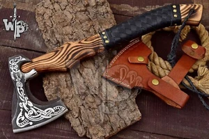 Custom Handmade Carbon Steel Tomahawk Axe Viking Hunting Vantage AXE Battle   - Bild 1 von 5