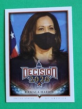 2020 DECISION  KAMALA HARRIS CARD #548 " MASK" Variation, Vice President