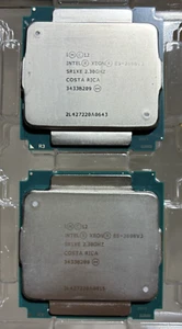 Matching Pair Intel Xeon E5-2698 V3 2.3 GHZ SR1XE 16 Core 40m Cache CPU - Picture 1 of 1