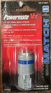POWERMATE Vx 1/4" NPT Female Quick Coupler  036-0168ct Auto - FREE SHIPPING - Picture 1 of 2