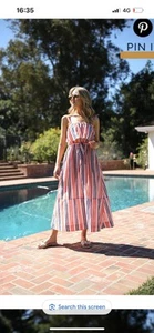 Diane Van Furstenberg Multi Coloured Strappy Dress Size L - Picture 1 of 14