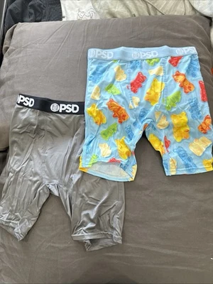 PSD 2-Pack Gummy Bear & Gray Youth Boxer Brief Size X-Large Waist 26-28 - Image 1 of 4