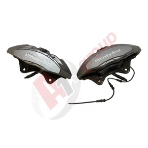 MERCEDES S-CLASS L AMG LINE W222 13-17 SET OF FRONT BRAKE CALIPERS - Picture 1 of 15