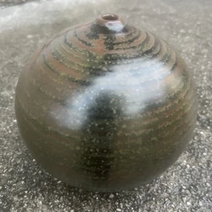 Otto and Vivika Heino mid century modern ceramic stoneware Weed Pot Vase. - Picture 1 of 5