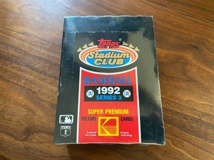 1992 Topps Stadium Club Baseball Series 3 Hobby Bx36 Sealed Pack factory sealed - Picture 1 of 6