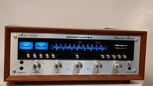 Marantz 2240 Receiver–Fully Restored, Serviced-Free WC-22 Wood case-1-Year WRT - Picture 1 of 18