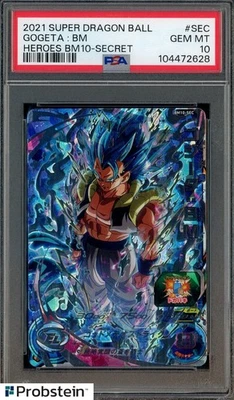 Super Dragon Ball 2021 TCG Heroes BM10 #SEC Gogeta BM Secret PSA 10 GEMA como nuevo Foto 1 de 2