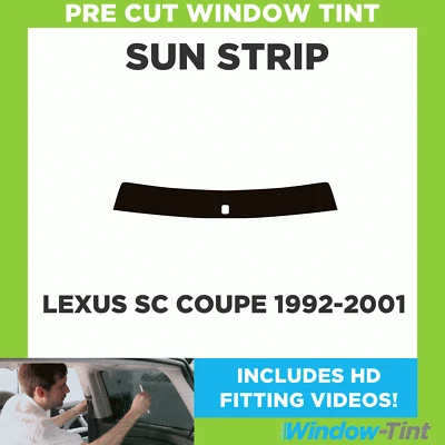 Tinte para ventana precortado - para Lexus SC cupé 1992-2001 - tira solar - Imagen 1 de 4
