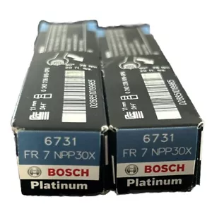 2PSC Spark Plug Bosch OE Fine Wire Platinum 6731 For Lexus Suzuki Subaru Toyota - Picture 1 of 3