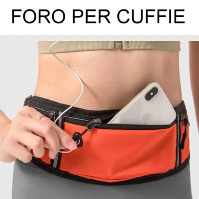 Borsa Borsello Marsupio Porta cellulare per Corsa Correre Sport PORTAOGLIO - Immagine 1 di 4